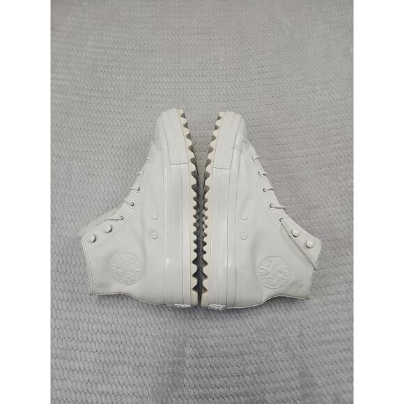 Converse Womens Size 10 Chuck Taylor Street Warmer Ripple High Top White - Picture 5 of 10